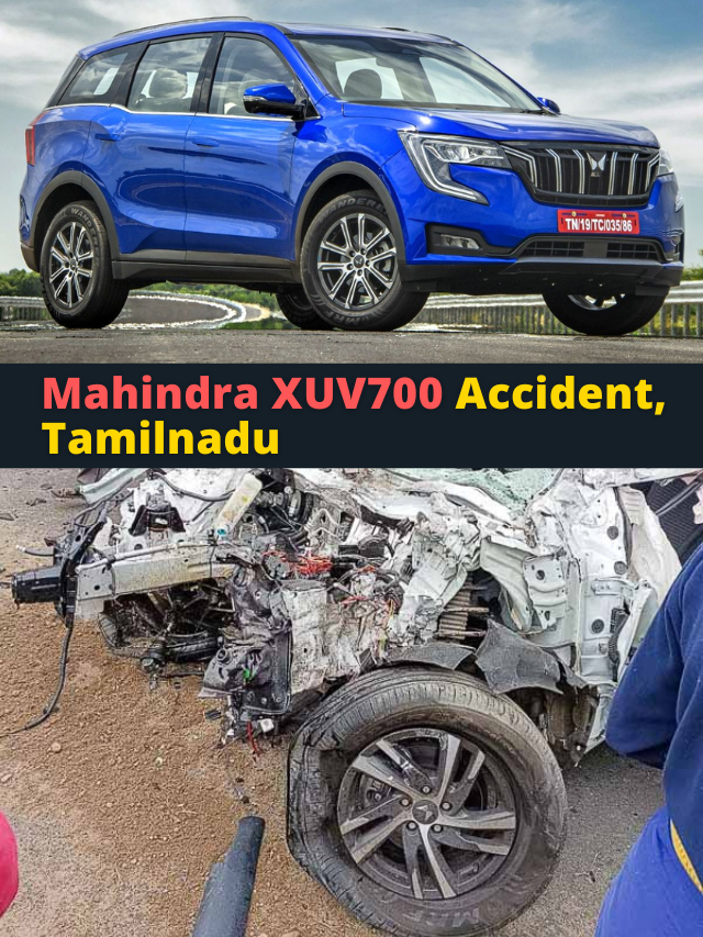 Mahindra XUV700 Accident tirupur, Tamilnadu